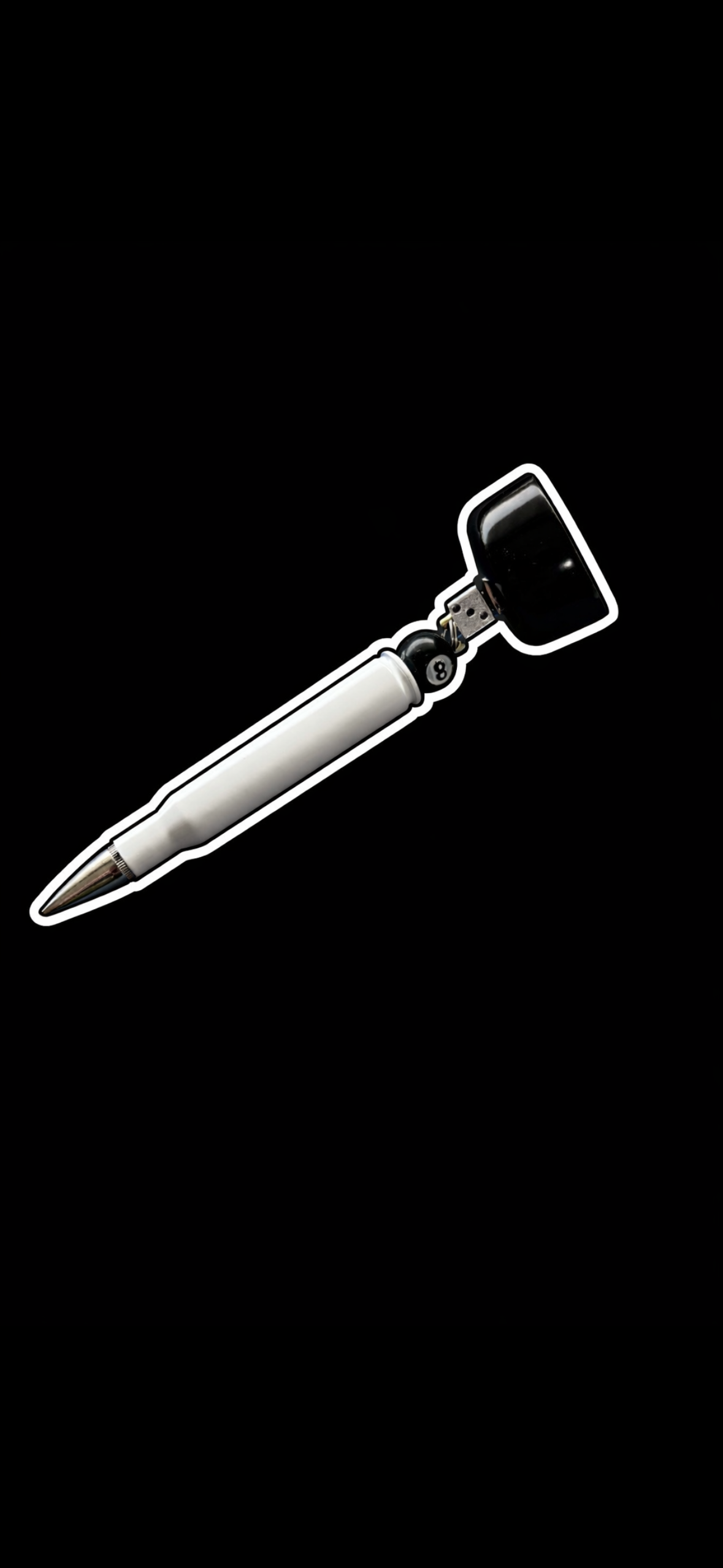Powder Coated Bullet w/ Round Cup